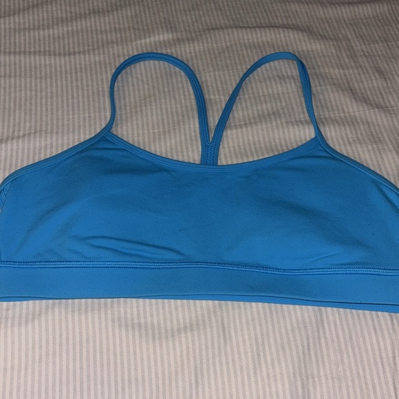 Lululemon Flow Y Bra IV Blue W2541S - Picture 6 of 6